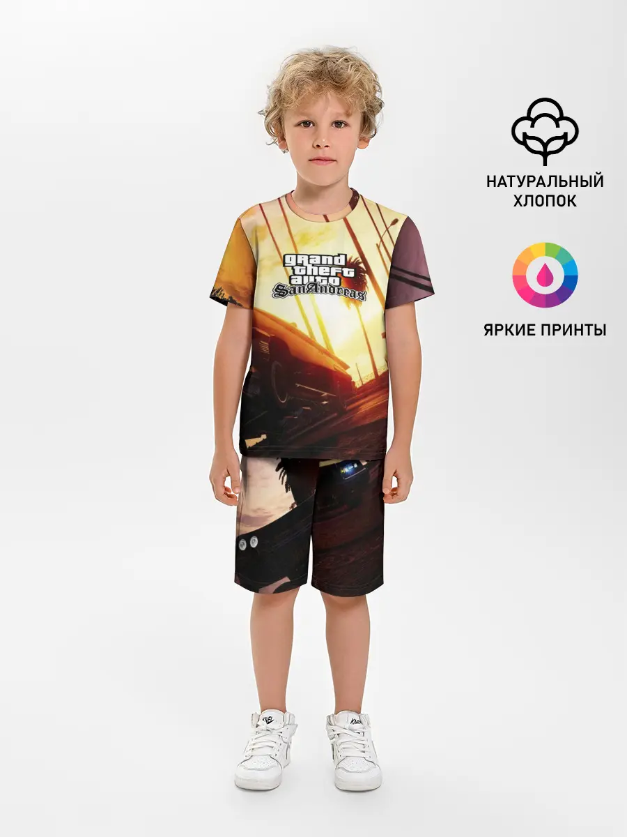 Детская пижама с шортами / GTA
