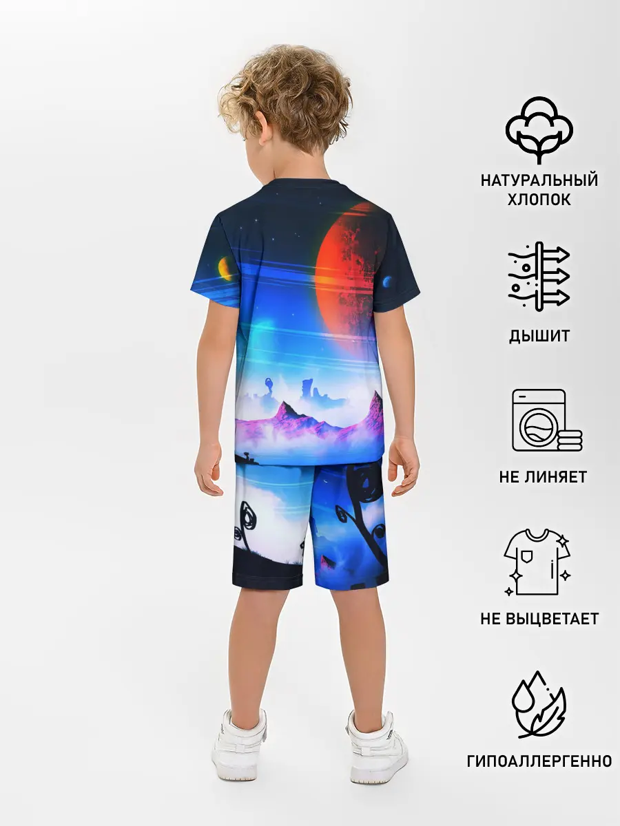Детская пижама с шортами / NO MANS SKY
