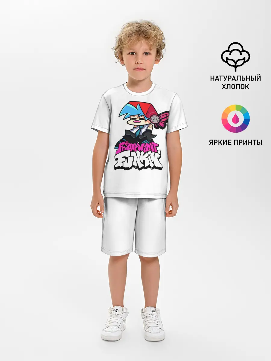 Детская пижама с шортами / Бойфренд