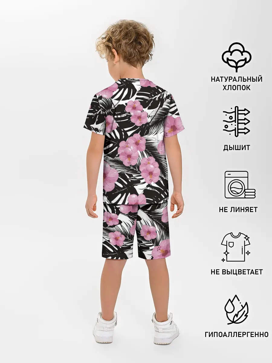 Детская пижама с шортами / Тропический Стиль