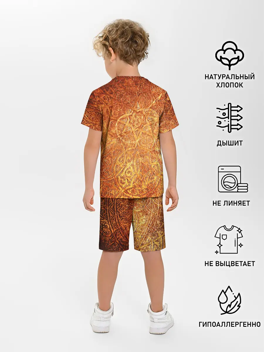 Детская пижама с шортами / Кельтские узоры