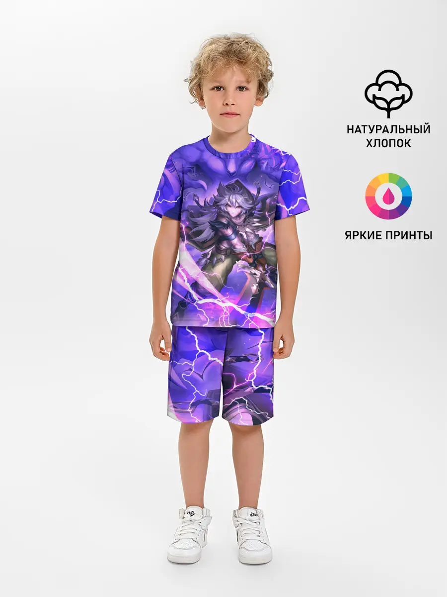 Детская пижама с шортами / Рэйзор | Genshin Impact | Геншин Импакт