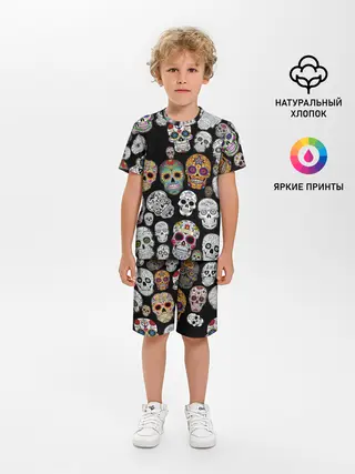 Детская пижама с шортами / Мексиканский праздник