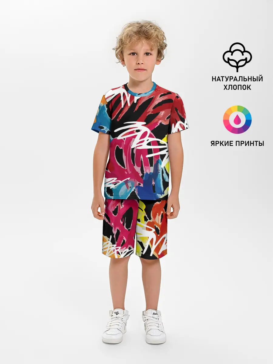 Детская пижама с шортами / Old school