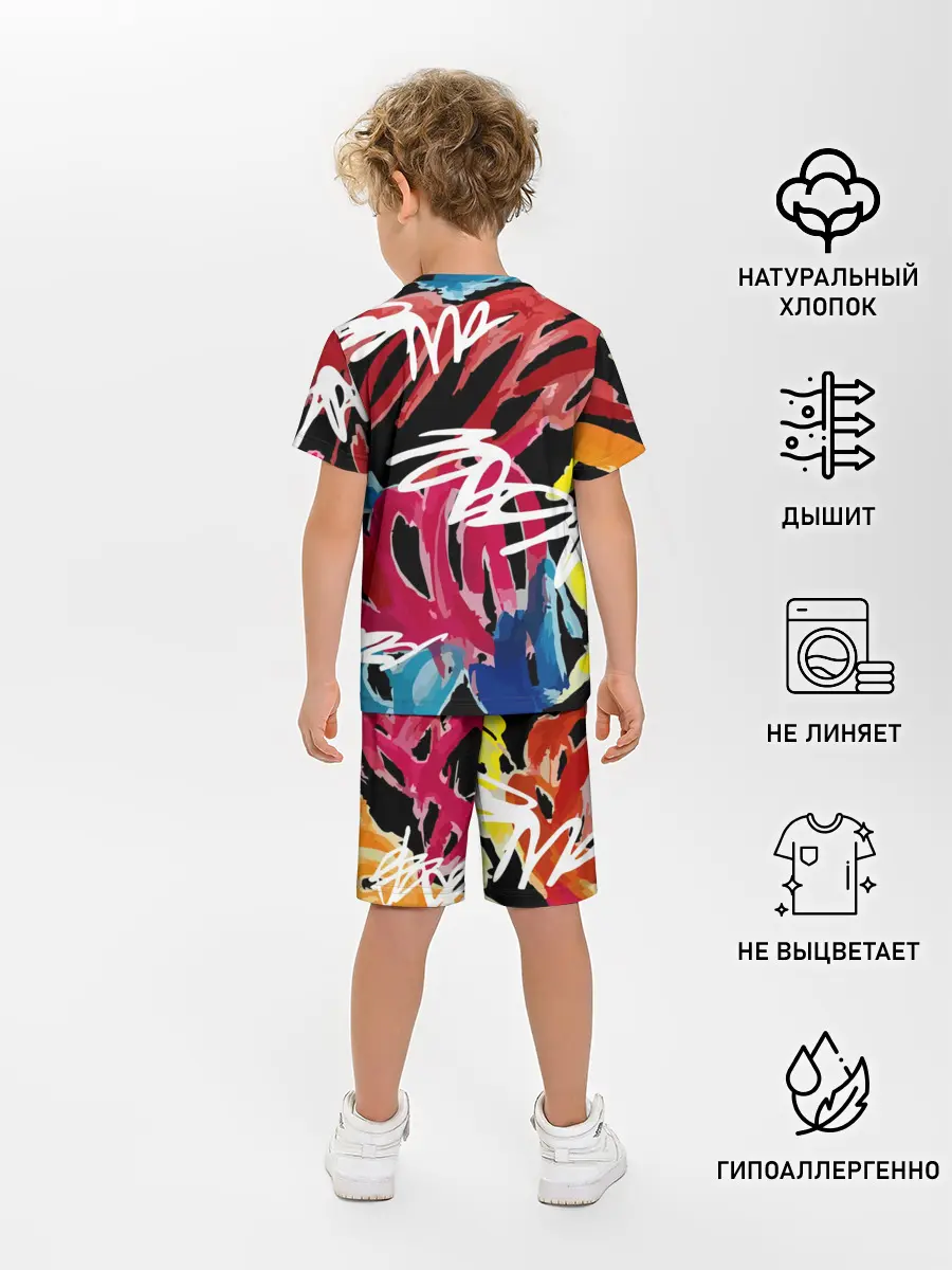 Детская пижама с шортами / Old school