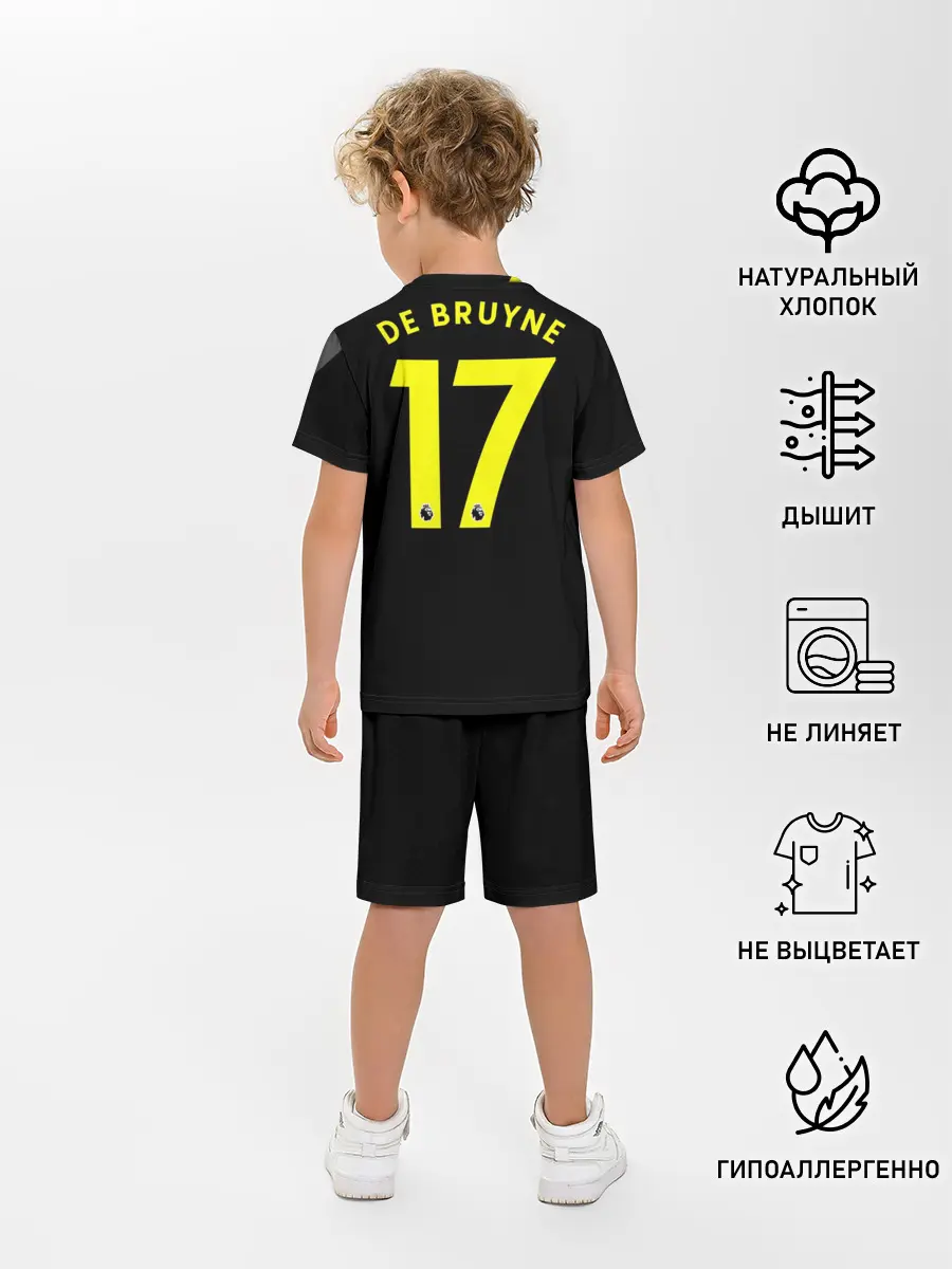Детская пижама с шортами / De Bruyne away 19-20