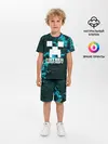 Детская пижама с шортами / Матвей в стиле Minecraft