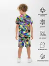 Детская пижама с шортами / Космическая хризонтема