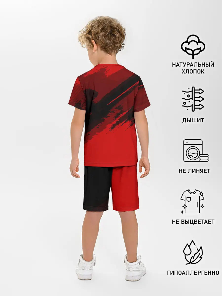 Детская пижама с шортами / JUVENTUS SPORT RED