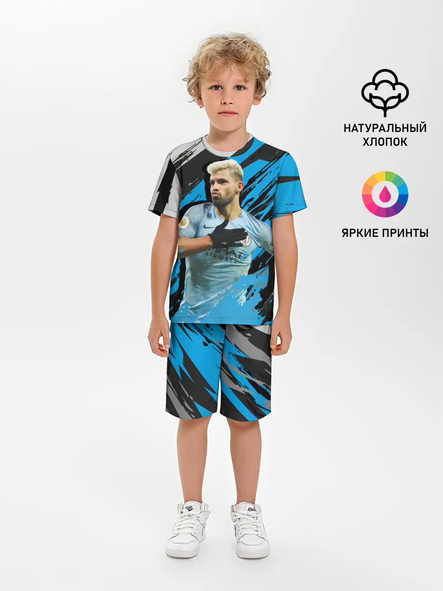 Детская пижама с шортами / Серхио Агуэро