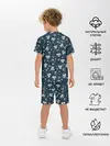 Детская пижама с шортами / Цветочки