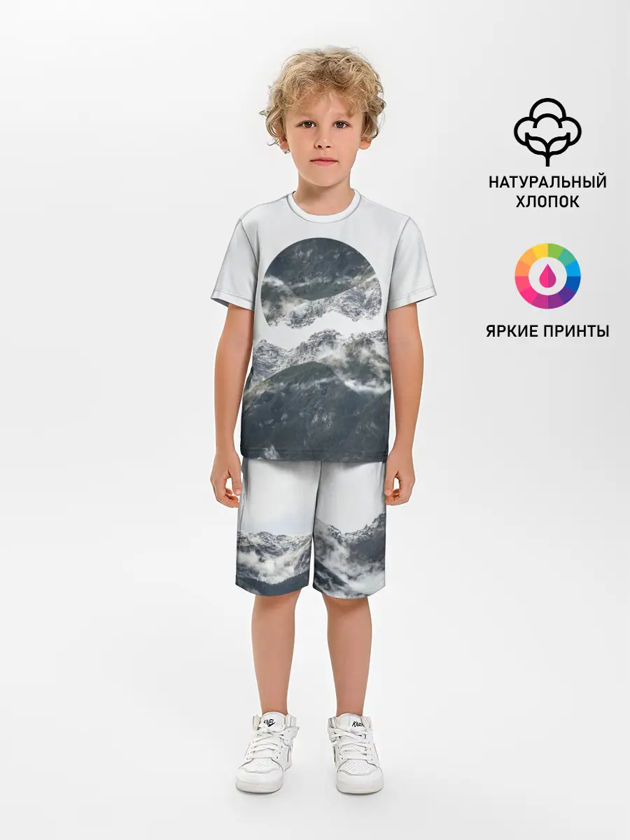 Детская пижама с шортами / Вершина Горы