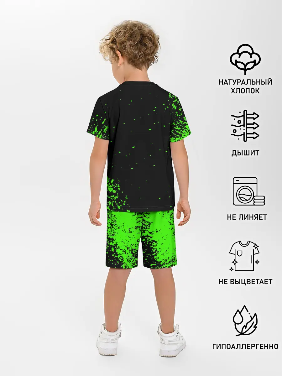 Детская пижама с шортами / nCoV | КОРОНАВИРУС