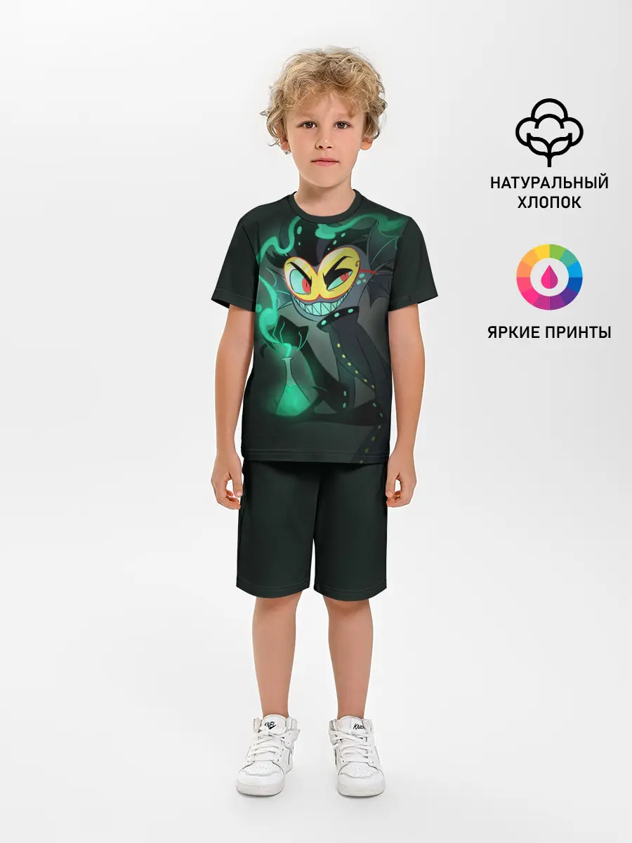 Детская пижама с шортами / Отель Хазбин