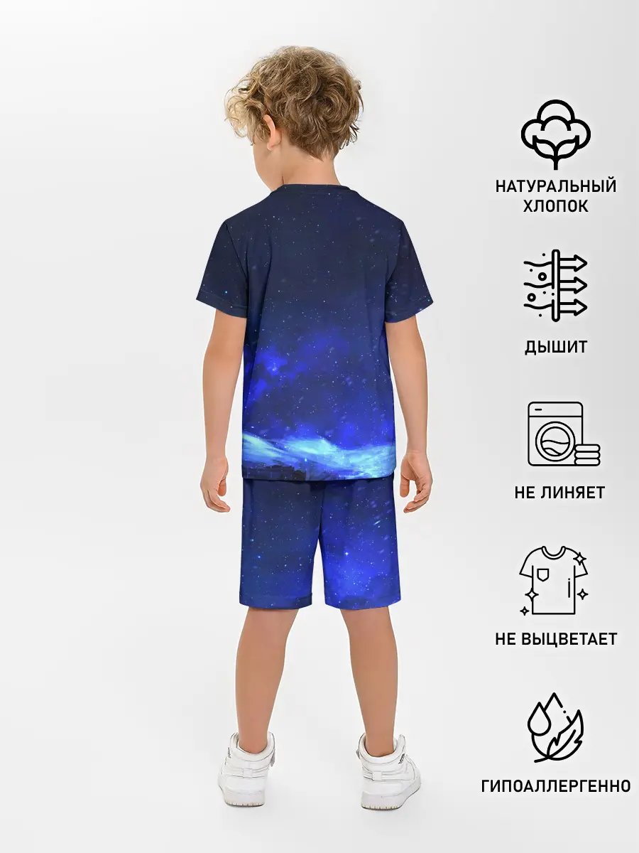 Детская пижама с шортами / Dark Wolf