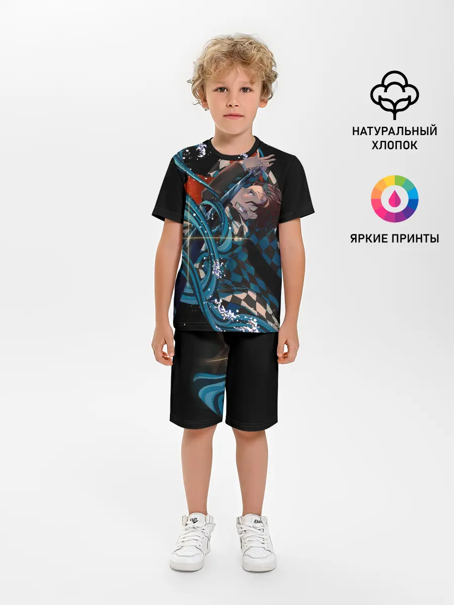 Детская пижама с шортами / КЛИНОК РАССЕКАЮЩИЙ ДЕМОНОВ