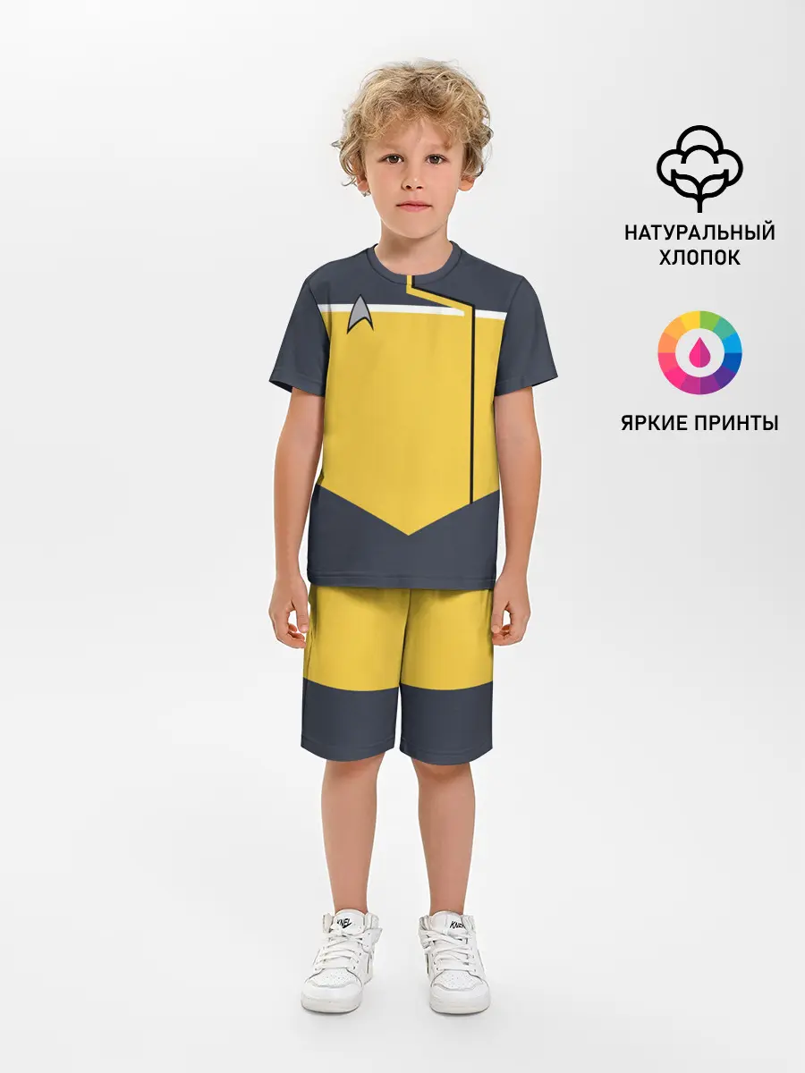 Детская пижама с шортами / Звездный костюм № 2