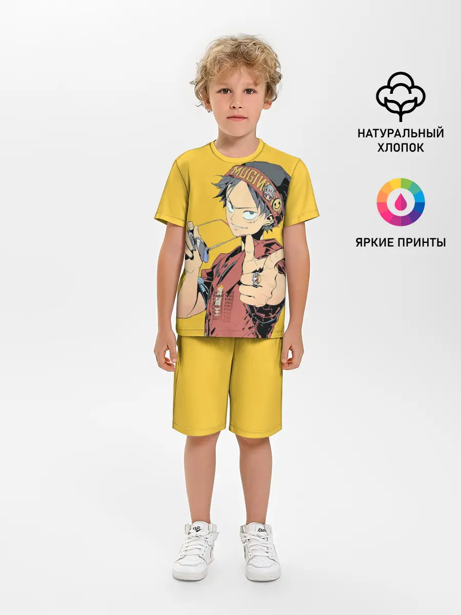 Детская пижама с шортами / One Piece Luffy Луффи