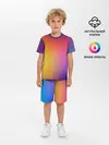 Детская пижама с шортами / Abstract gradient colors