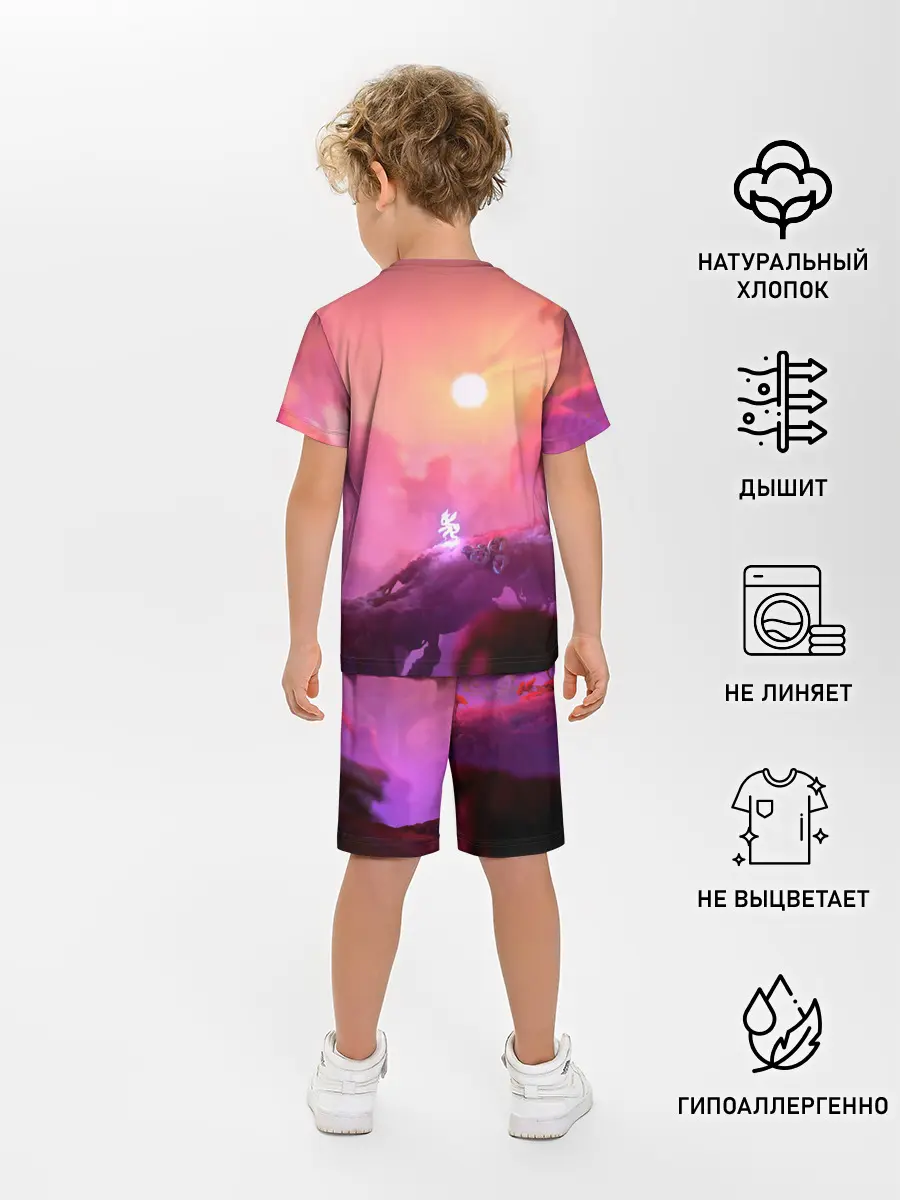 Детская пижама с шортами / Ori and the Will of the Wisps