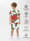 Детская пижама с шортами / Большие розы