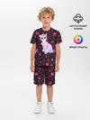 Детская пижама с шортами / Cat Unicorn | Кот Единорог