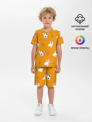 Детская пижама с шортами / Английский бультерьер
