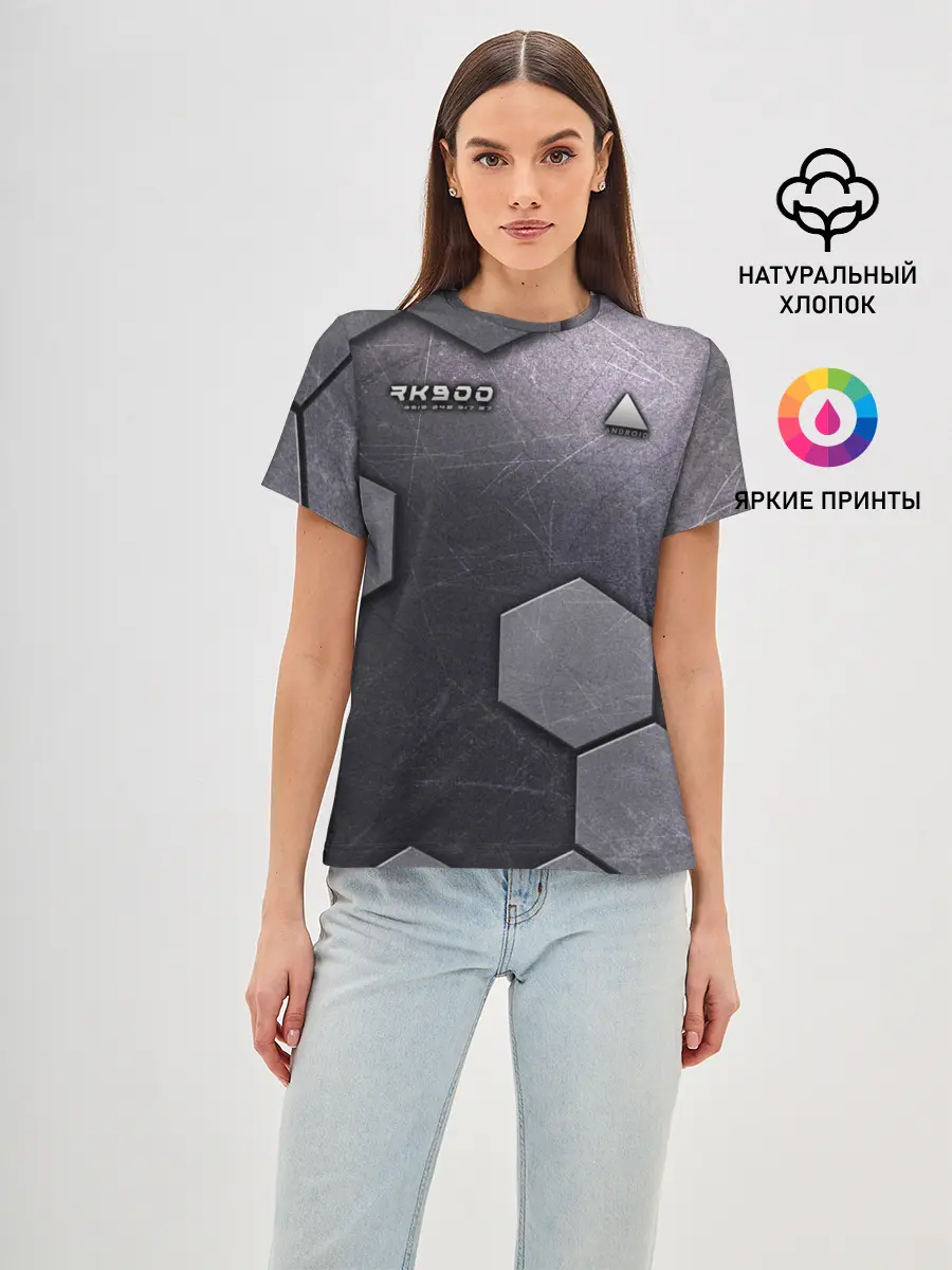 Женская базовая футболка / Android RK900