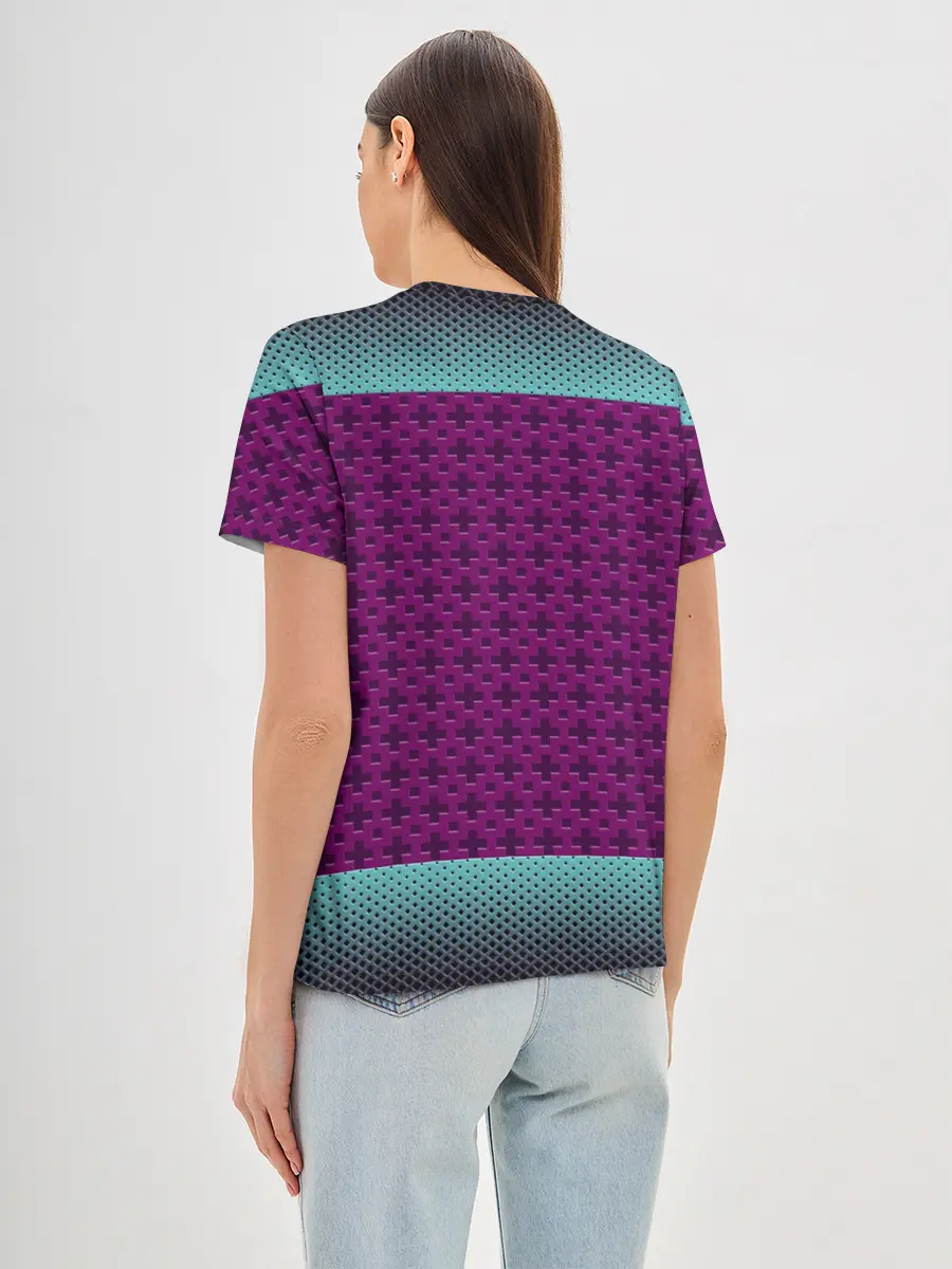 Женская базовая футболка / Неоновый гонщик