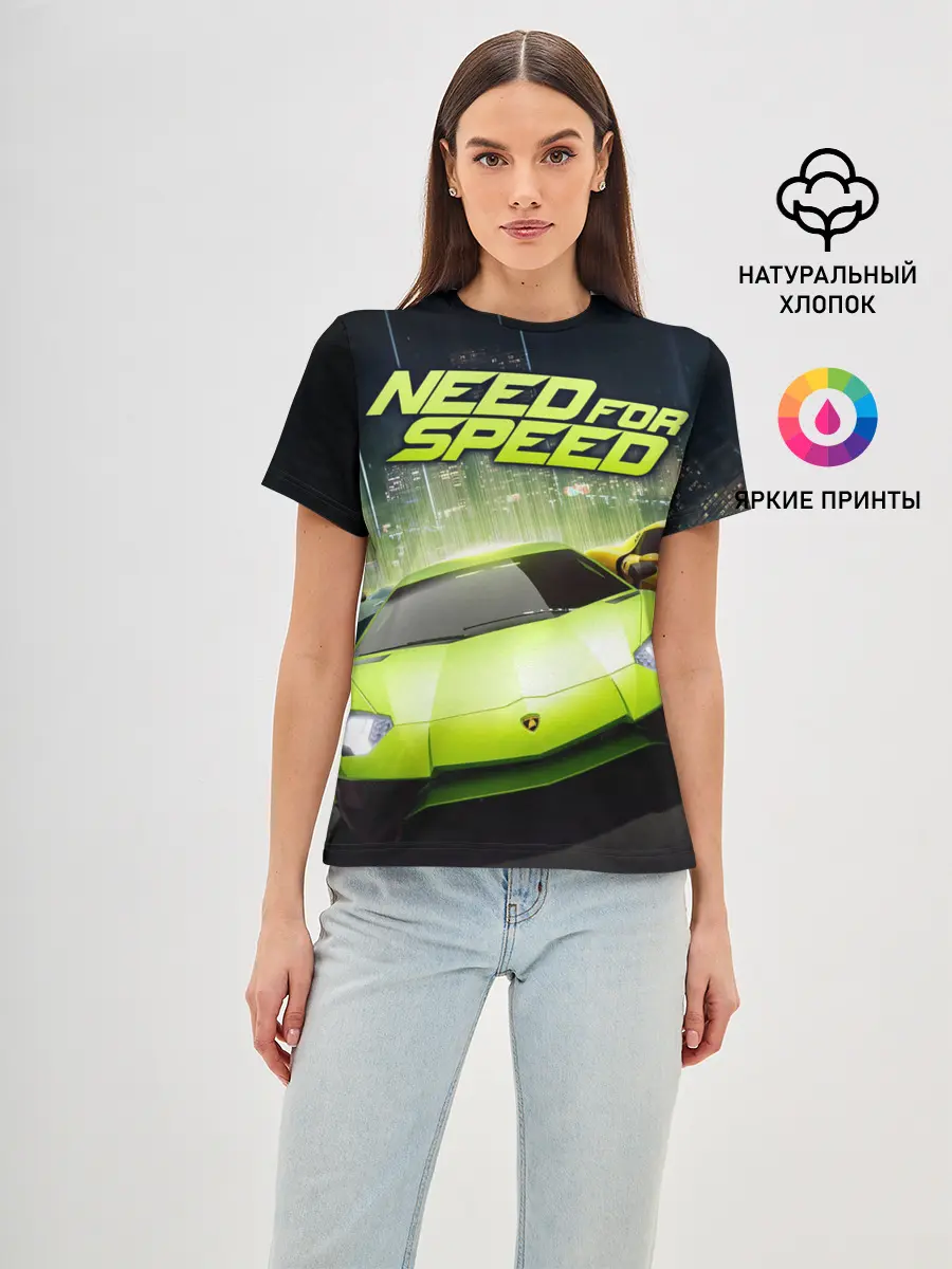 Женская базовая футболка / Need for Speed