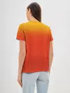 Женская базовая футболка / Пика - пика оранжевый