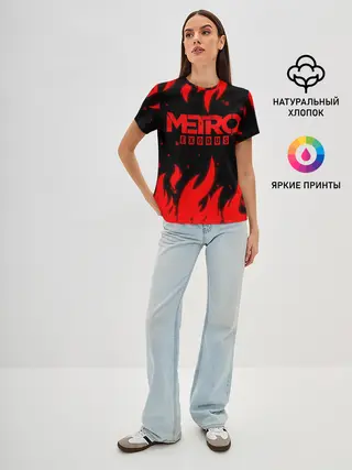 Женская базовая футболка / METRO