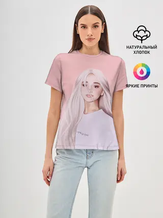 Женская базовая футболка / Ariana Grande