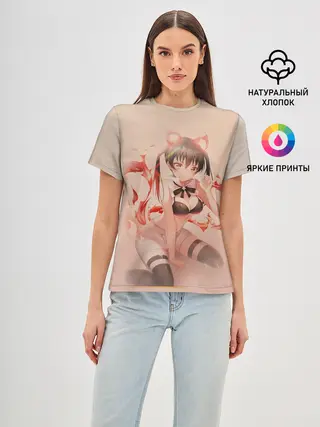 Женская базовая футболка / Пламенная бригада пожарных