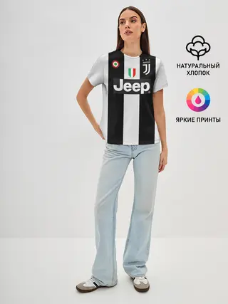 Женская базовая футболка / Mandzukic home 18-19