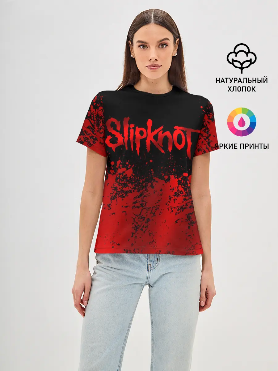 Женская базовая футболка / Slipknot
