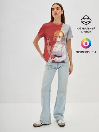 Женская базовая футболка / Alicias madness