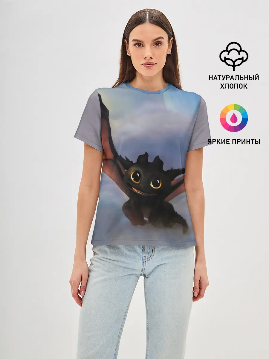 Женская базовая футболка / Беззубик