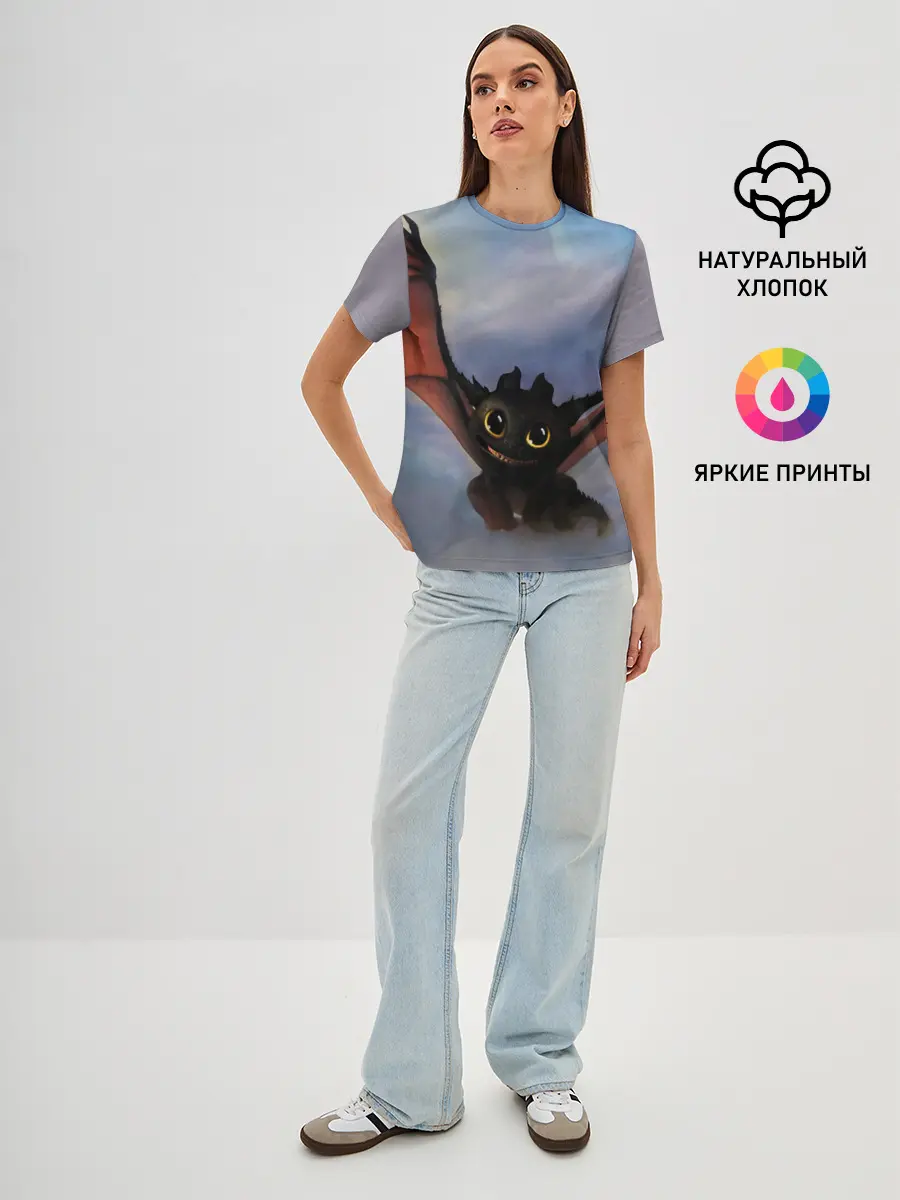 Женская базовая футболка / Беззубик