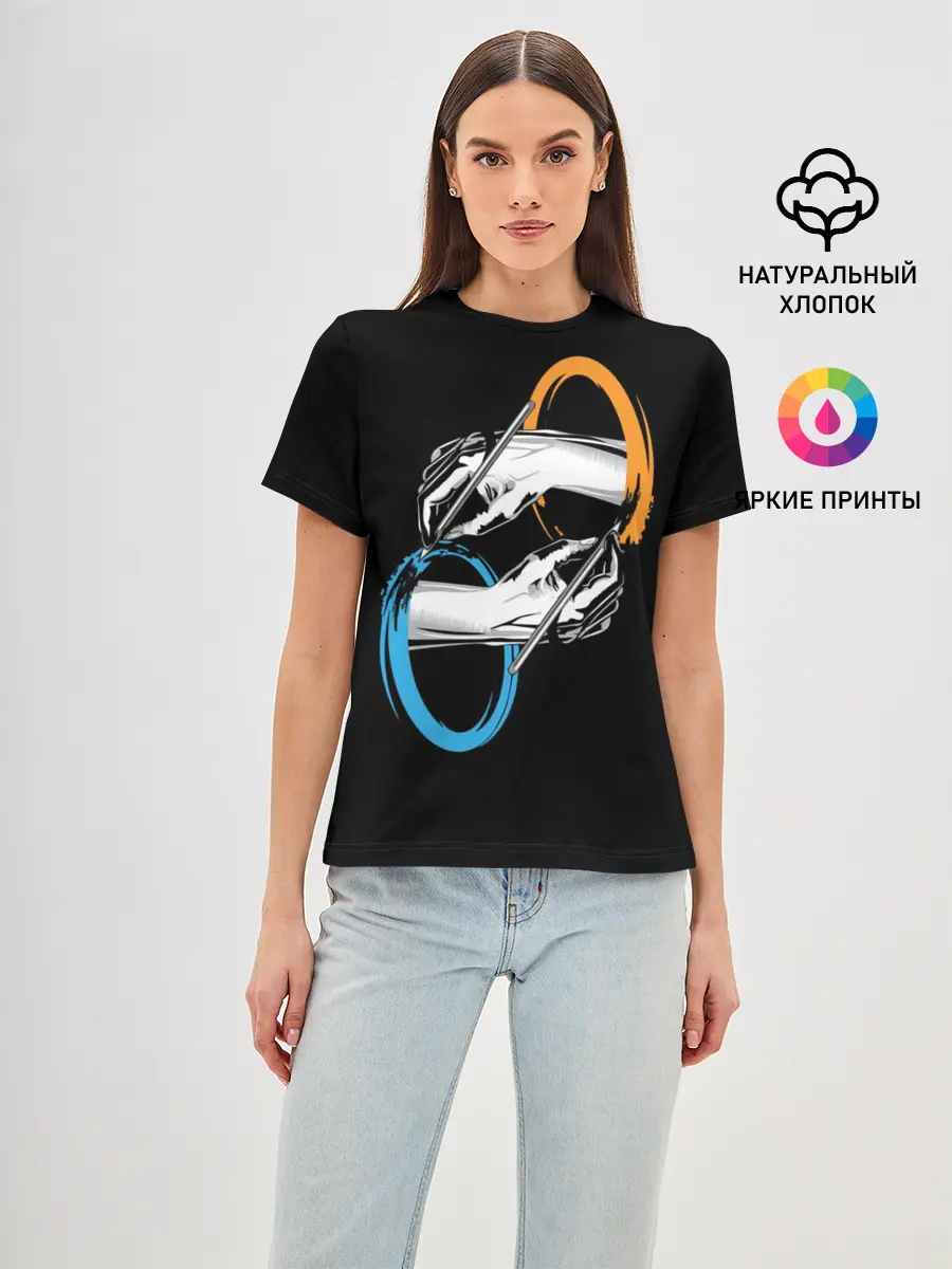 Женская базовая футболка / Portal