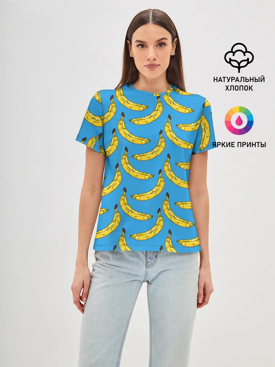 Женская базовая футболка / Go Bananas
