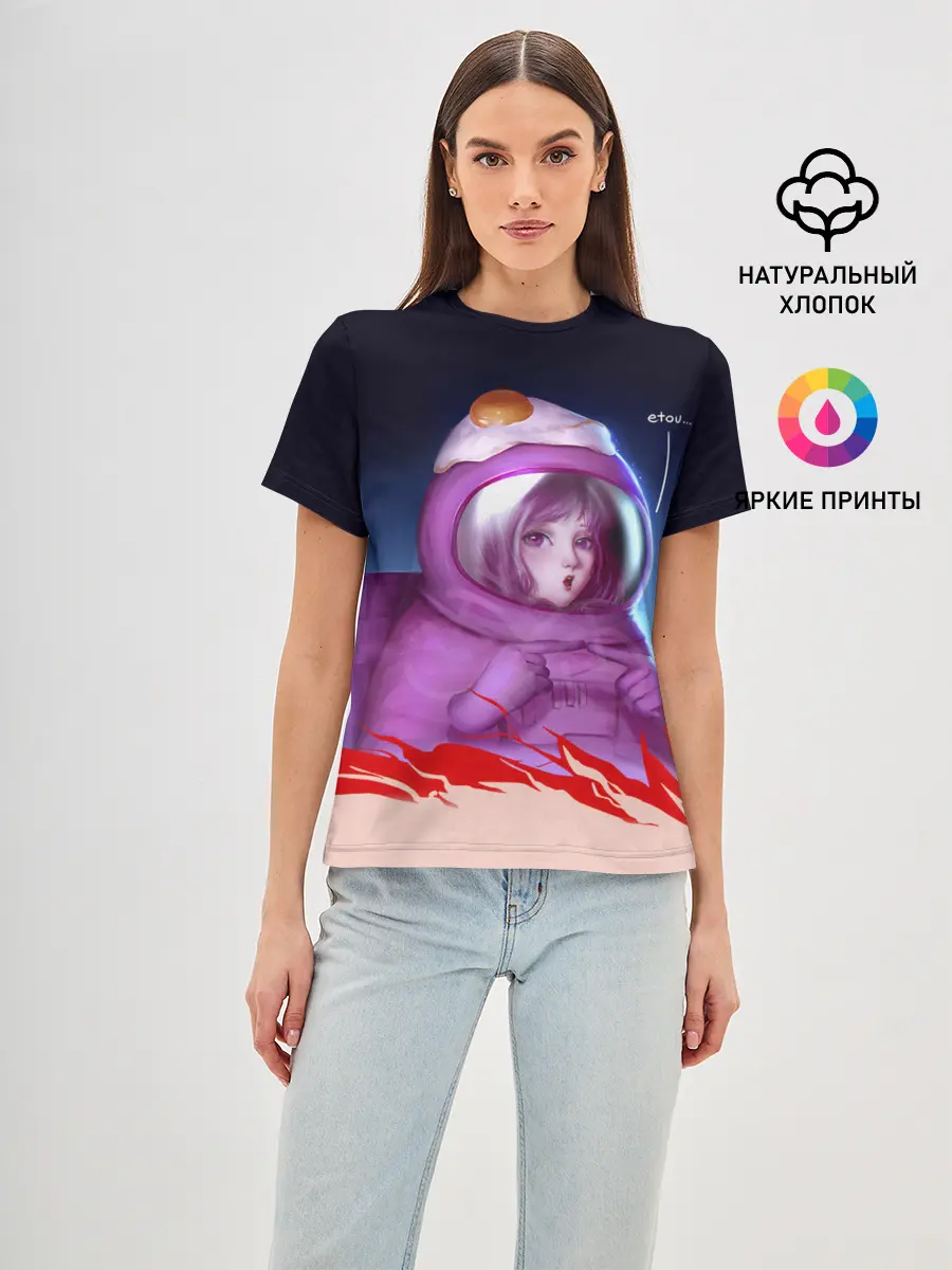 Женская базовая футболка / Among UsEtow