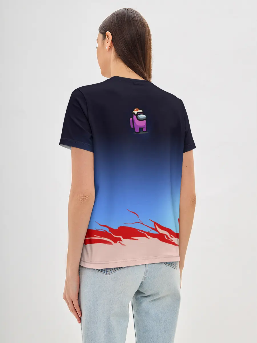 Женская базовая футболка / Among UsEtow