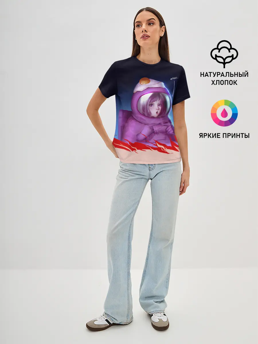 Женская базовая футболка / Among UsEtow