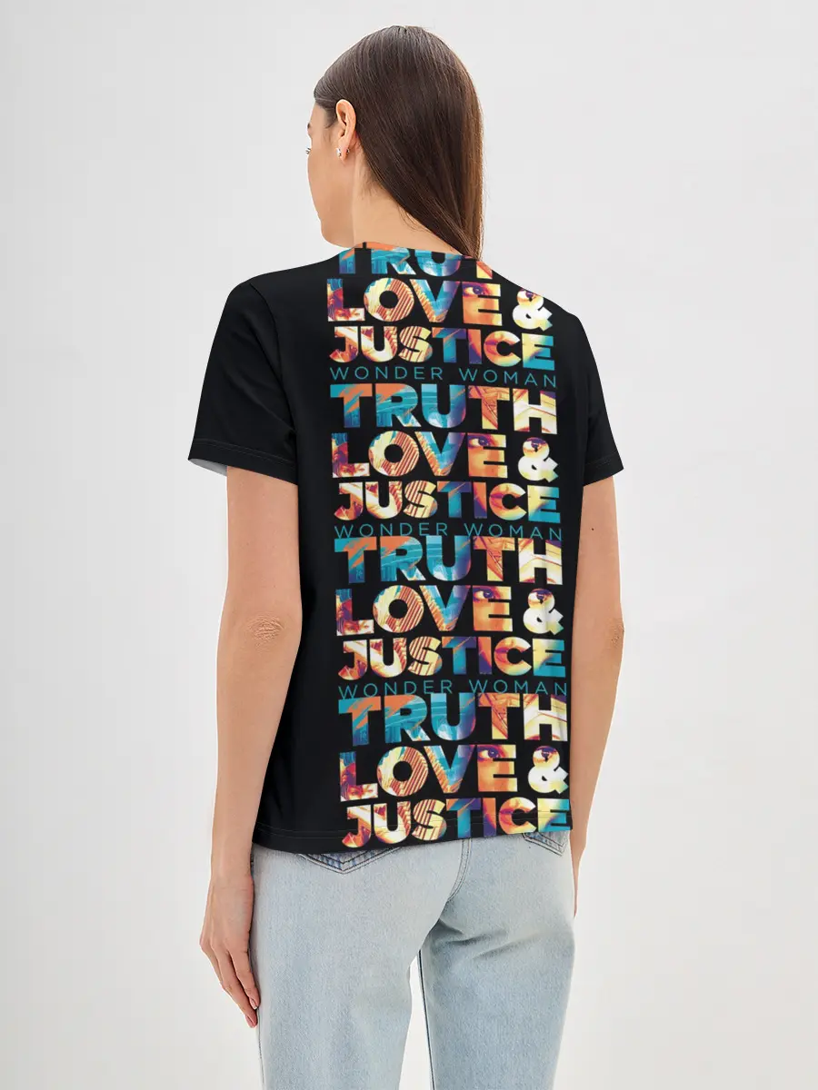 Женская базовая футболка / Wonder Woman