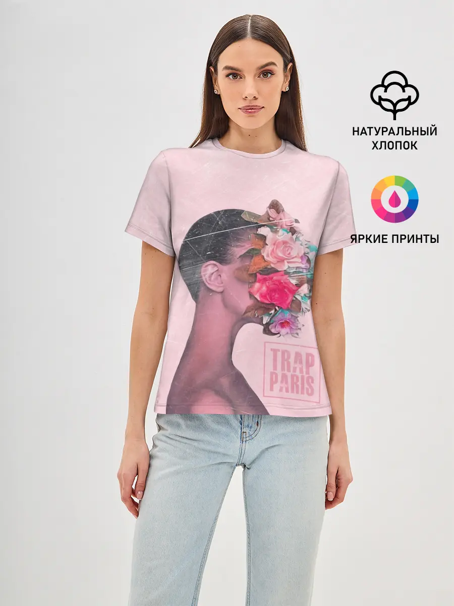 Женская базовая футболка / Trap Paris