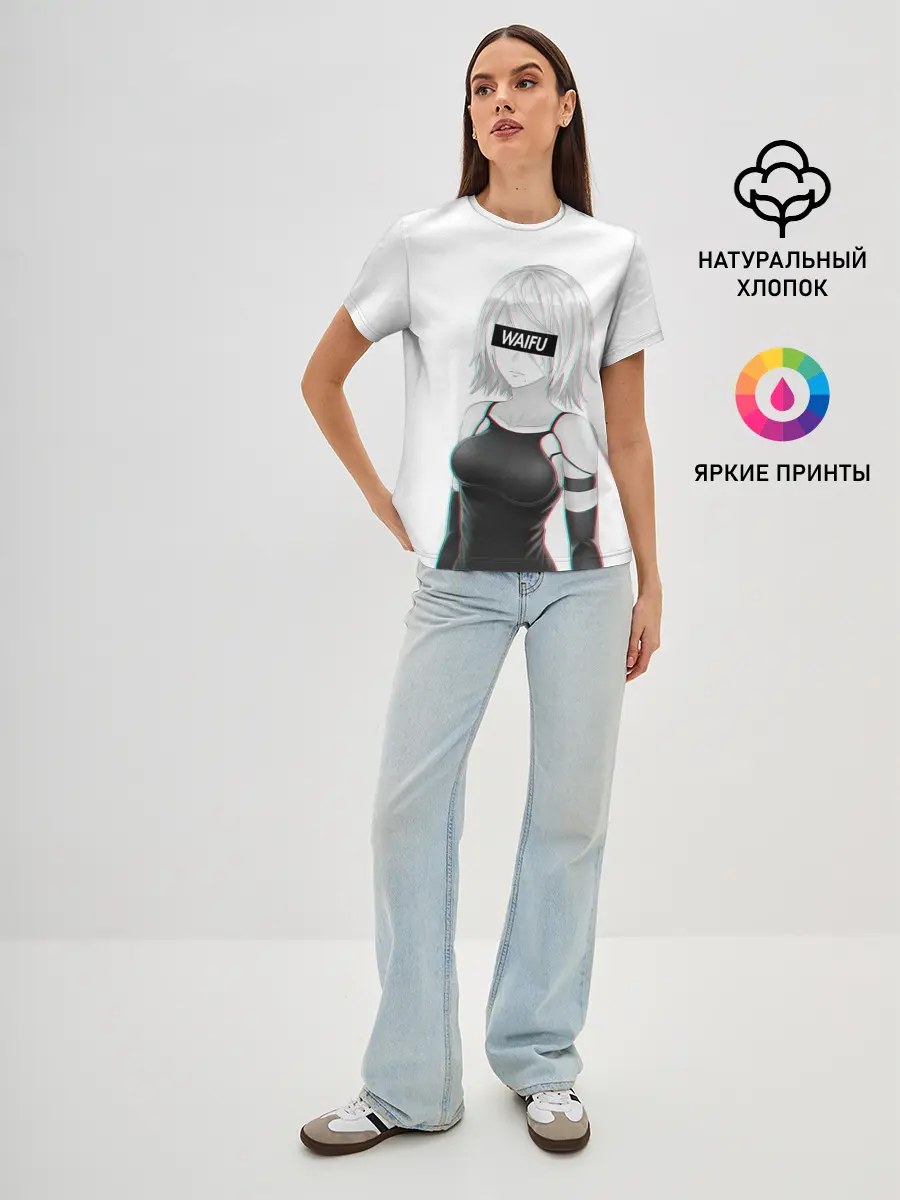 Женская базовая футболка / A2 | WAIFU