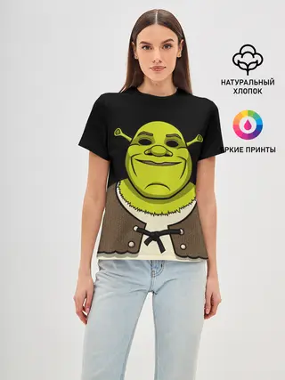 Женская базовая футболка / Шрэк