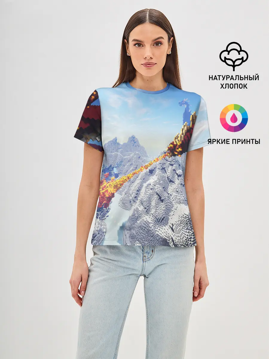 Женская базовая футболка / MINECRAFT