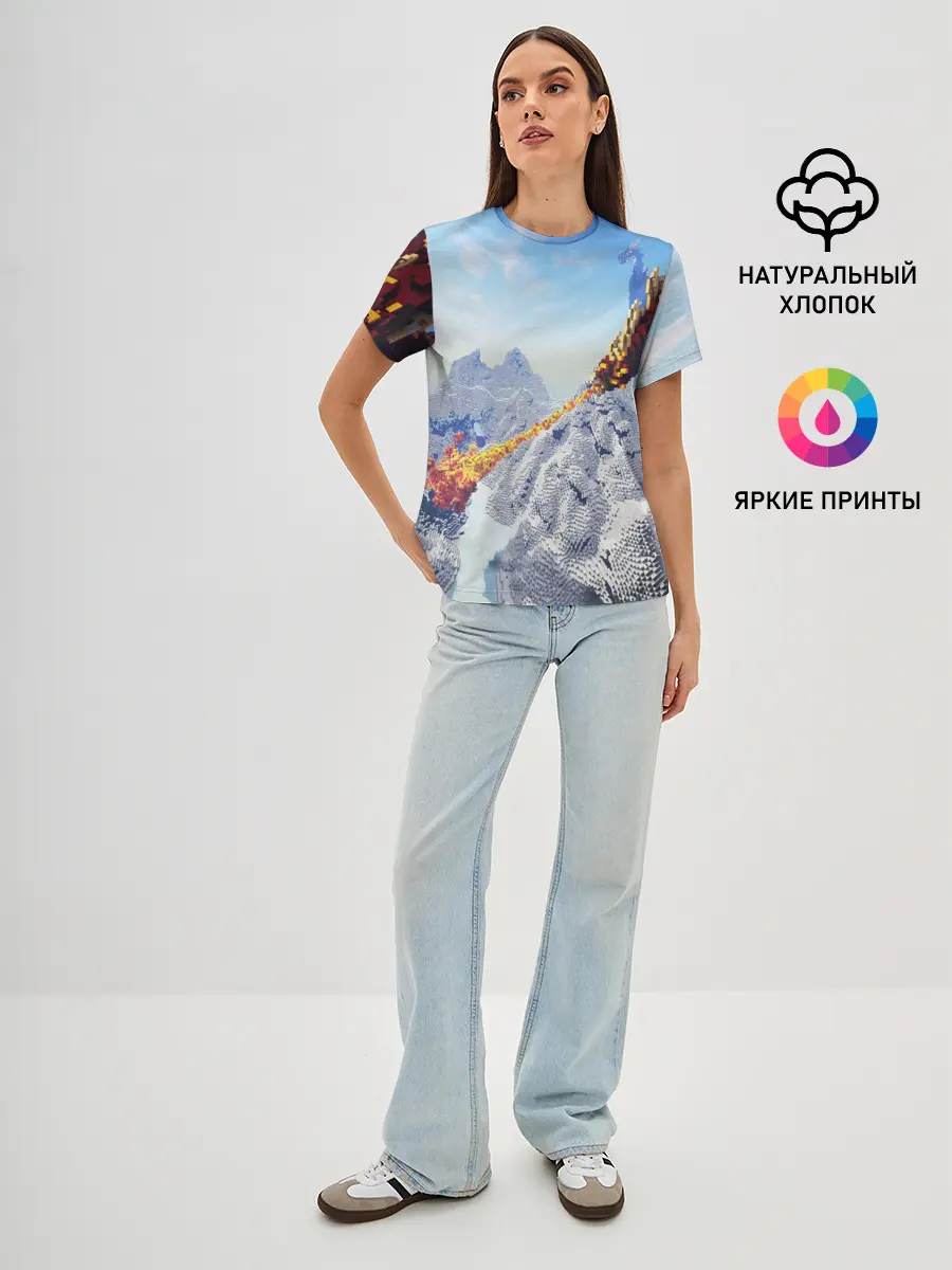 Женская базовая футболка / MINECRAFT